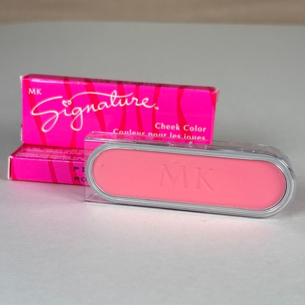 Set of 2 NEW Mary Kay PINK FLAMINGO MK Signature Cheek Color Blush 0.2 oz  NOS